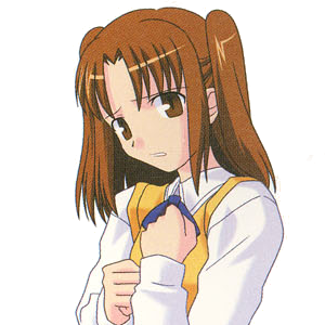 Satsuki looks hesitant.